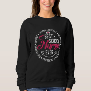 Bästa skolsjuksköterska någonsin sjuksköterskedage t shirt