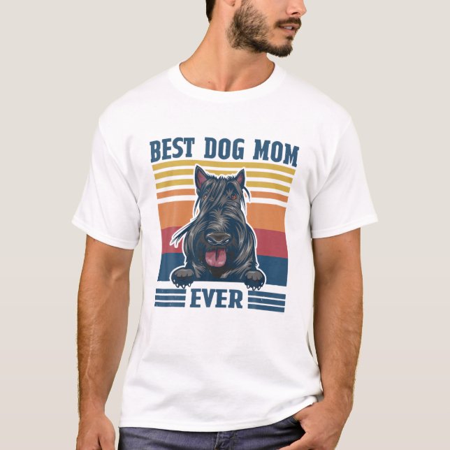Bästa skotska terrier Mamma någonsin Rolig hund Ma T Shirt (Framsida)