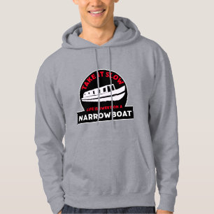 Bästa smala båtar Brittiska kanal båtar Pråmar Hoodie