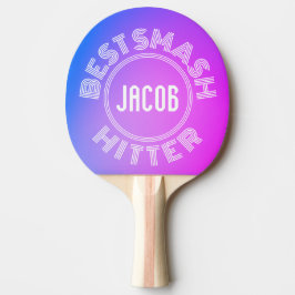 BÄSTA SMASH HITTER-övertoning Enkel design Pingisracket
