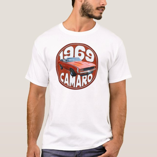 Bästa Smokin orangeCamaro SS trasa 1969 Tee (Framsida)