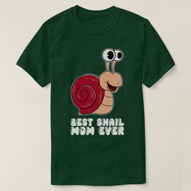 Bästa Snigel Mamma någonsin3 T Shirt (Design framsida)