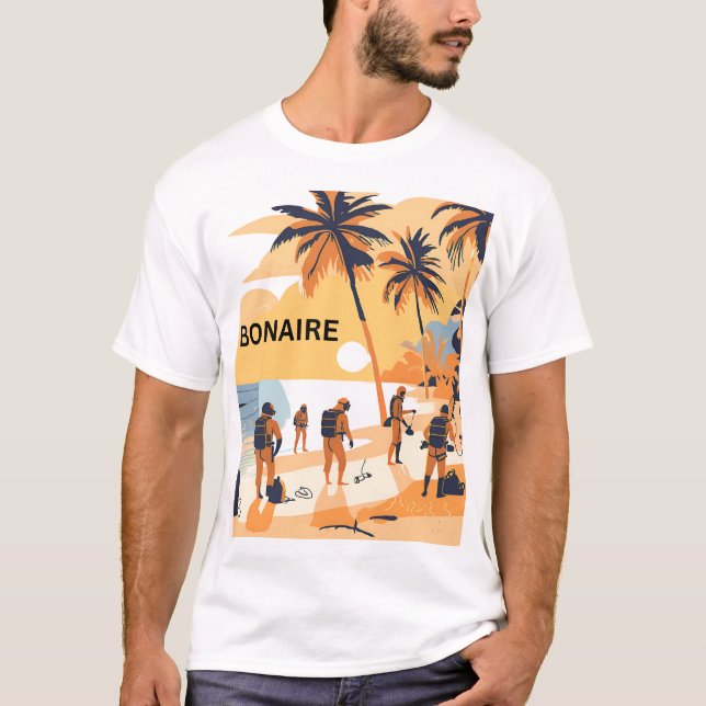 Bästa snorkeln i bonaire t shirt (Framsida)