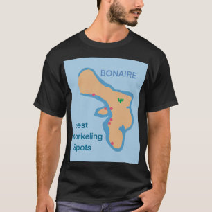 Bästa snorkling och stranddykning på bonaire t shirt