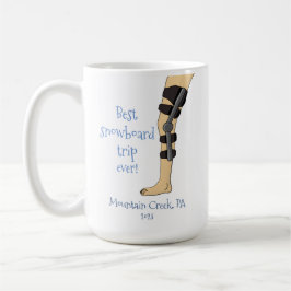 Bästa snurrbrädet, Resa, någonsin ynkligt knä Kaffemugg