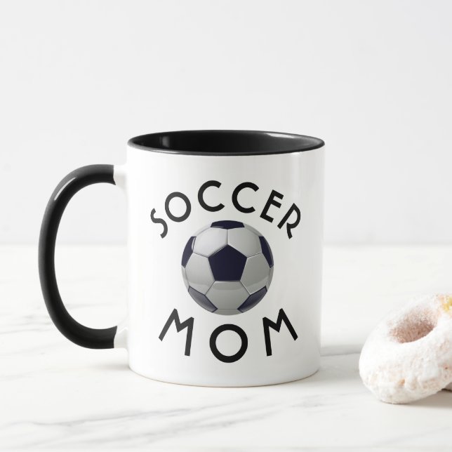 Bästa "SOCCER MAMMA" någonsin! Mors dag Mugg (Med munk)