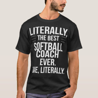 Bästa Softball Coach någonsin uppskattad finare gi T Shirt