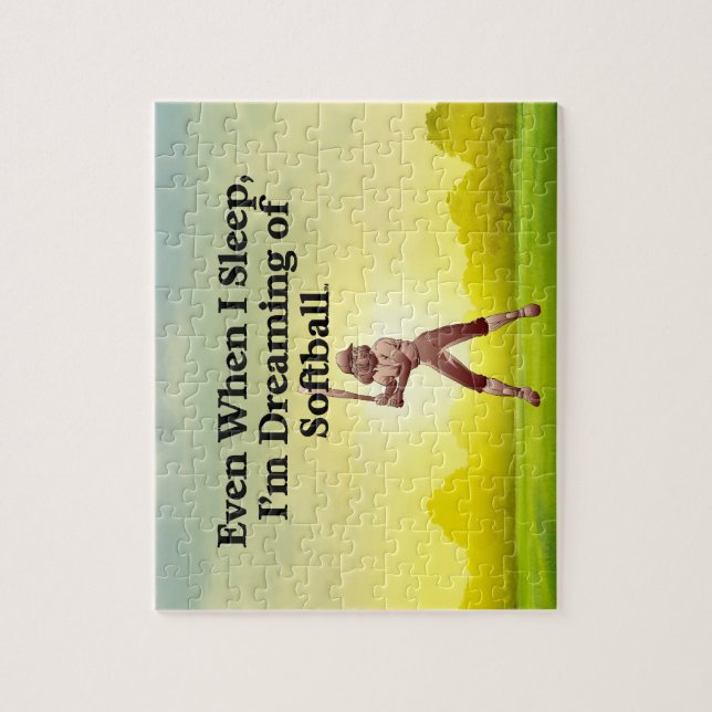 BÄSTA softballdrömmar Pussel (Vertikal)