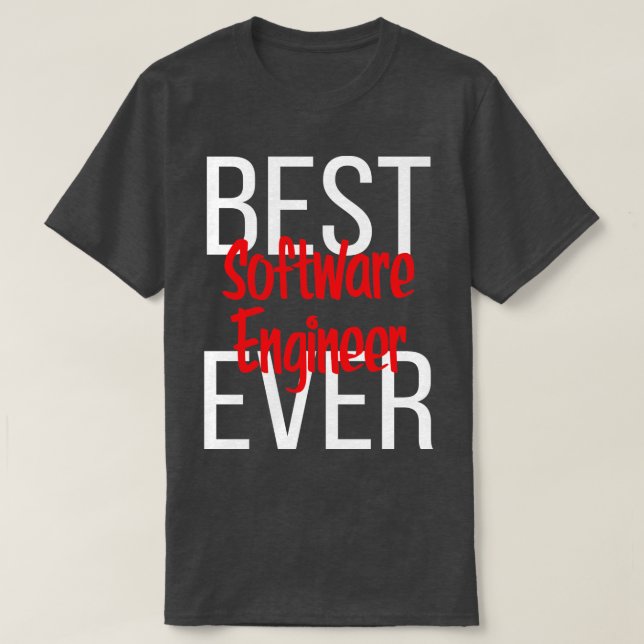 Bästa Softwarn Ingenjör någonsin 2 T Shirt (Design framsida)