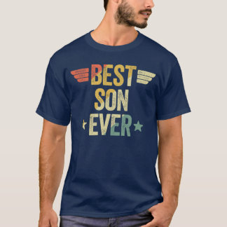 Bästa son någonsin familj rolig vän t shirt