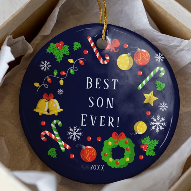 Bästa son någonsin julgranskula (Skapare uppladdad)