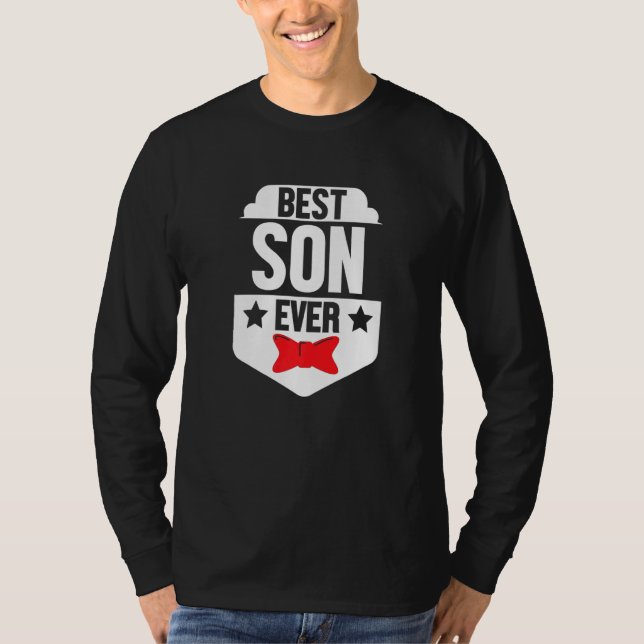 Bästa son nånsin Brother Family Pappa Mamma pappa  T Shirt (Framsida)