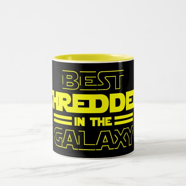 Bästa sönderdelaren i Galaxy Två-Tonad Mugg (Center)