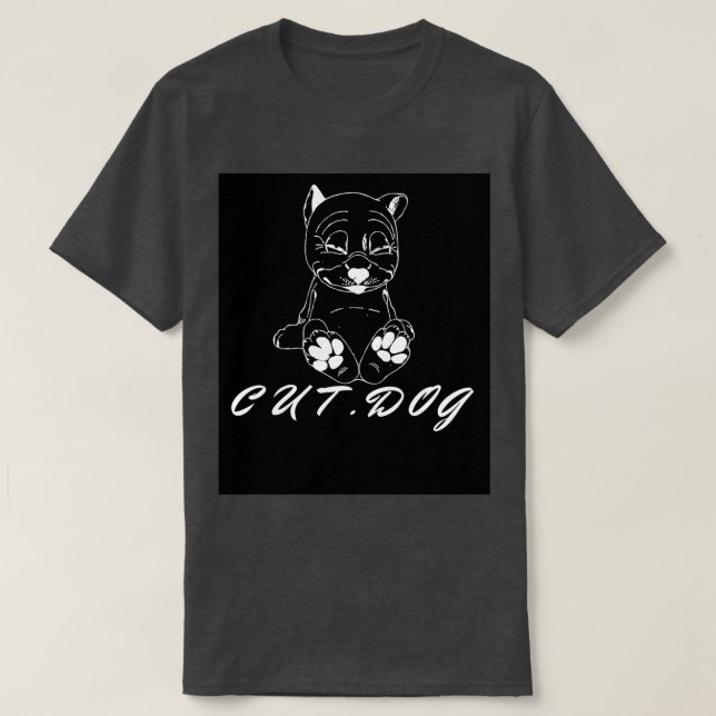 Bästa söta hund är klassisk och bäst dekal t shirt (Design framsida)
