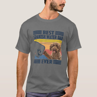 Bästa spanska Vatten Hund Pappa Alltid Fars dag Ch T Shirt