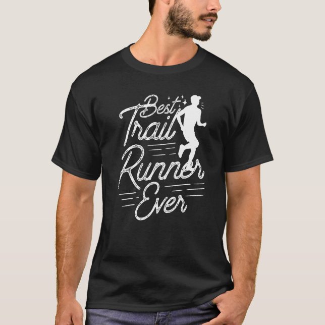 Bästa Springer någonsin för spår som kör Springa T Shirt (Framsida)
