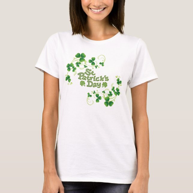 Bästa st patrick's day för damer Flowy Tee (Framsida)