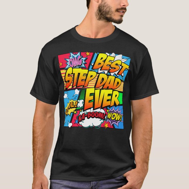 Bästa steg Pappa någonsin T-shirt (Framsida)