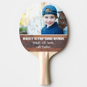 Bästa steget Pappa någonsin Fars dag 2021 Wood P Pingisracket