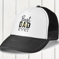 Bästa Stepdad någonsin Black och Guld Typografi