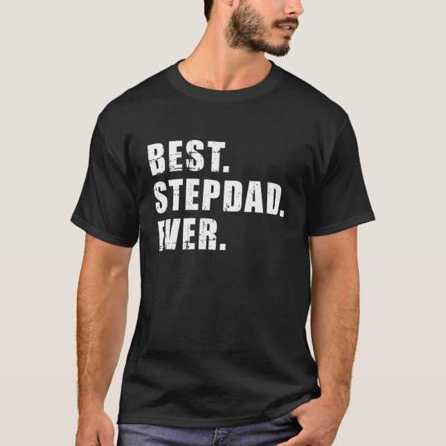 Bästa Stepdad nånsin T Shirt (Framsida)