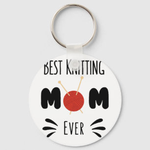 Bästa stickande mamma någonsin nyckelring
