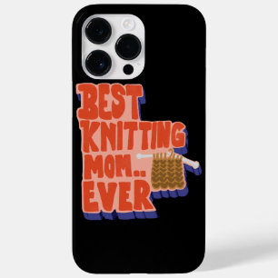 Bästa stickande mamma någonsin Retro Vintage typog