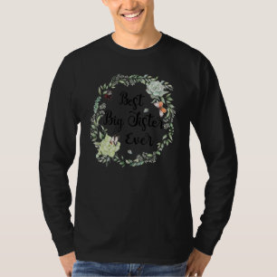 Bästa stora bister någonsin Kvinnor blommar Dekora T Shirt
