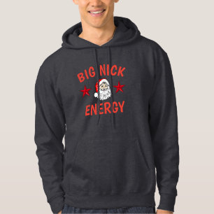 BÄSTA stora Nick Energy Funy-jul Hoodie