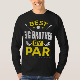 Bästa storebror efter hand Golf Big Brother Gift T Shirt