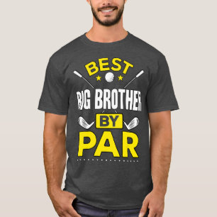 Bästa storebror efter hand Golf Big Brother Gift T Shirt
