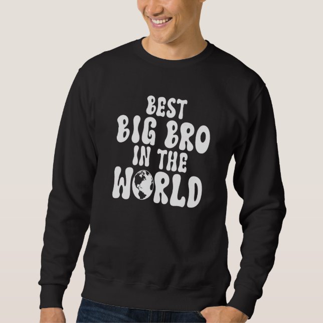 Bästa storebror i världen storebror   lång ärmad tröja (Framsida)