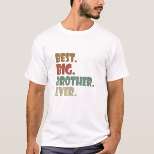 Bästa storebror någonsin äldre Syskon Teenager Gif T Shirt