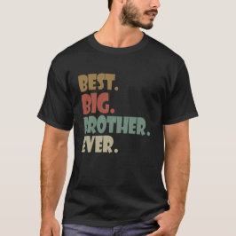 Bästa storebror någonsin äldre Syskon Teenager Gif T Shirt