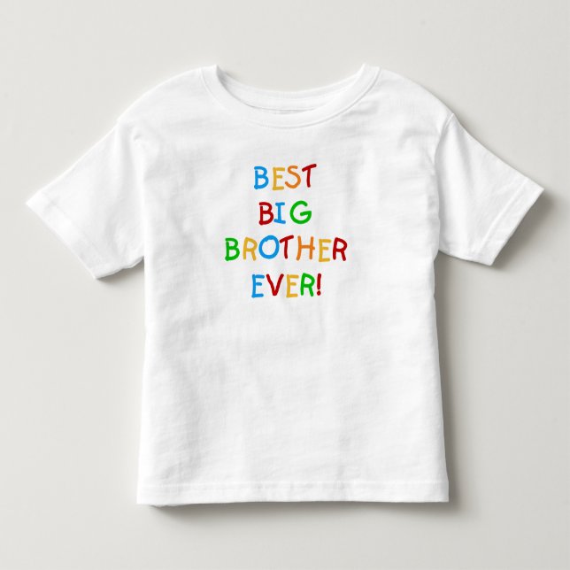 Bästa storebror någonsin t-shirt (Framsida)