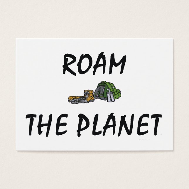 BÄSTA ströva omkring planet Visitkort (Framsidan)