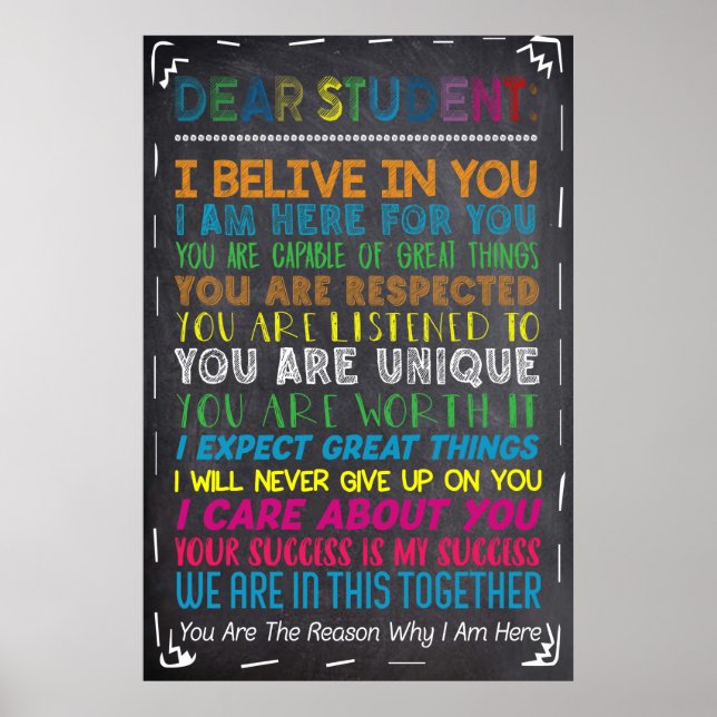 Bästa Student Poster Dekoration (Framsidan)