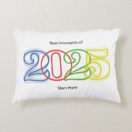 Bästa stunderna av 2025 börjar här prydnadskudde