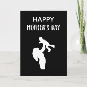 Bästa styvmamma någonsin mamma och barn Glad mors Kort