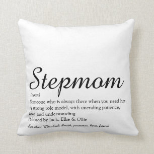 Bästa styvmamma, styvmor definition manus kudde