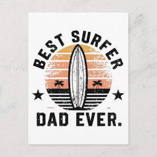 Bästa Surfer Pappa någonsin Vykort