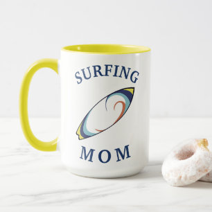 Bästa "SURFING MAMMA" någonsin! Mors dag Mugg