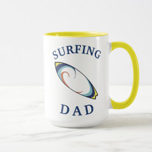 Bästa "SURFING PAPPA" nånsin!Fars dag Mugg