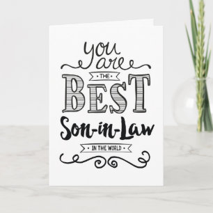 Bästa svärson i världsdagen kort