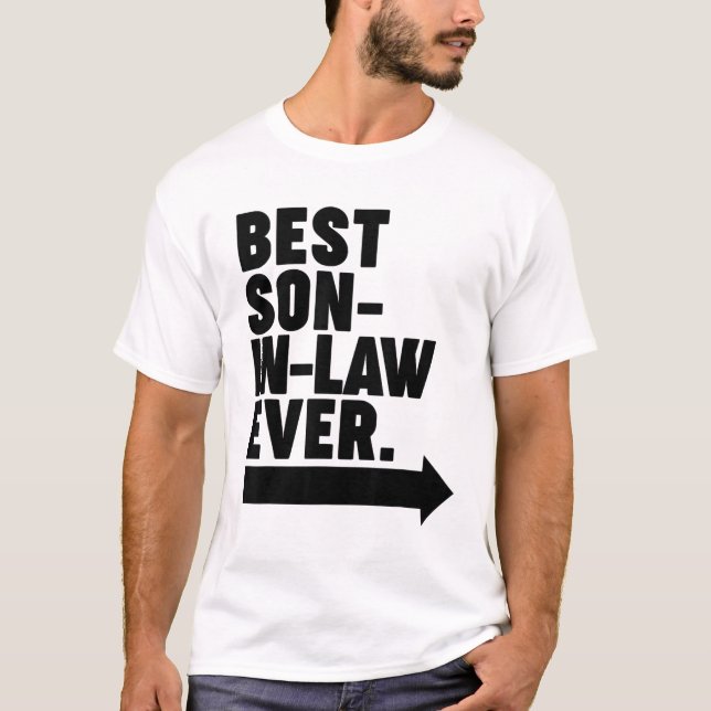 Bästa svärson någonsin t shirt (Framsida)
