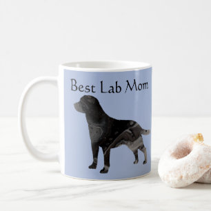 Bästa svarta labrador-mamman Kaffemugg Anpassa Lab