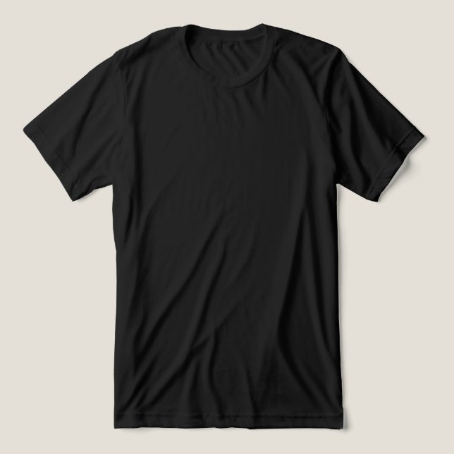 Bästa svarta tomma teeshirt för anpassad tryckning t shirt (Design Framsida)