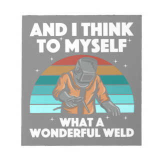 Bästa svetskonst Manar Women Arc Welder Pipeliner  Anteckningsblock