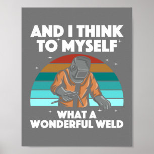 Bästa svetskonst Manar Women Arc Welder Pipeliner Poster
