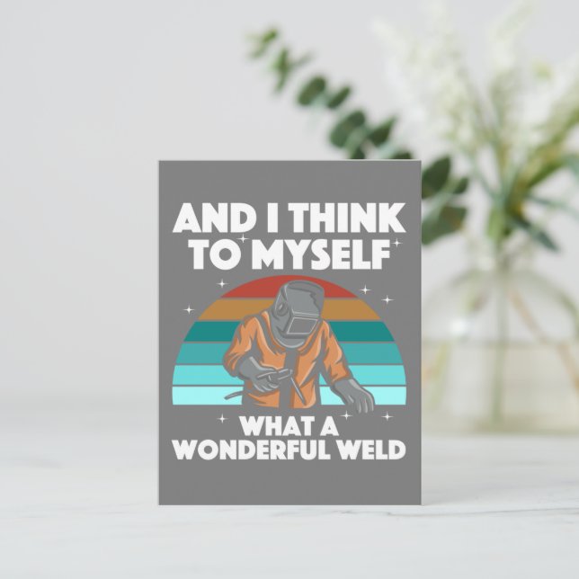 Bästa svetskonst Manar Women Arc Welder Pipeliner  Vykort (Stående Fram)